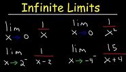 Infinite Limits and Vertical Asymptotes