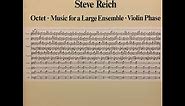 Steve Reich - Octet • Music For A Large Ensemble • Violin Phase