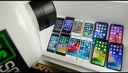 Pouring Liquid Nitrogen on Every iPhone - 11 Pro, 11, XS, XR, 8, 7, 6, 5, 5C, 4S, 3G, 2G Freeze Test