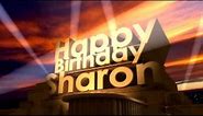 Happy Birthday Sharon