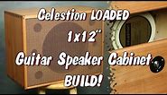 1x12" Guitar Speaker Cabinet Build - Celestion Creamback loaded!