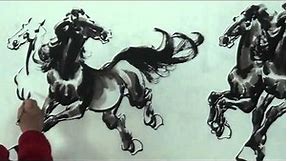 Traditional Chinese Paintings - Horse Ink painting