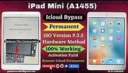 iPad mini A1455 iCloud Bypass | 100% working IOS 9.3.5 easy way to bypass icloud ipad mini