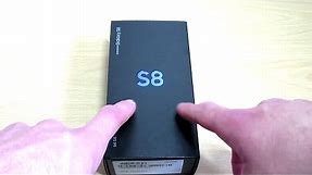 Samsung Galaxy S8 (midnight black) Unboxing