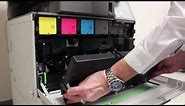 Changing the Waste Toner on a Sharp mx 4070 Copier