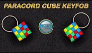 Learn How to Make a Paracord Key fob Paracord CUBE Knot Tutorial DIY