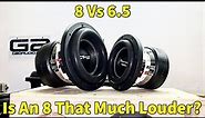 8" vs 6.5" Subwoofers. Which is REALLY Louder? | CT Sounds MESO