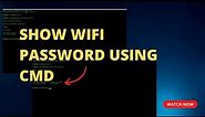 HOW TO FIND ALL WIFI PASSWORD USING CMD (VERY EASY TRICK)