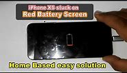 iPhone X, XS, XS Max, XR, iPhone 11,11 Pro, 11 Pro Max Stuck on Red Battery Screen 2020