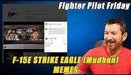 MEMES! F-15E STRIKE EAGLE (Mudhen) Memes | Fighter Pilot Friday