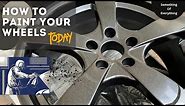 How To Paint Your Wheels In Black Chrome (Metallic Effect)