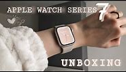 Apple Watch Series 7 Aesthetic Unboxing - Starlight 41 mm (Small Wrist)