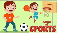 Names of Sports for Kids in English