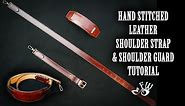 Hand Stitched Leather Shoulder Strap Tutorial (crafted by hand in HD)