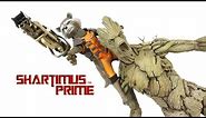 Hot Toys Rocket and Groot Guardians of the Galaxy Movie Masterpiece 1:6 Scale Collectible Action Fig