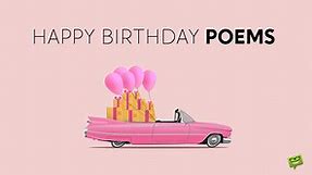 20 Happy Birthday Poems - Wishes that Rhyme