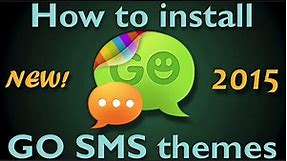 How To Install GO SMS themes