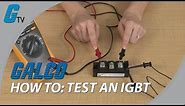 How to test an IGBT with a Multimeter