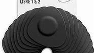 Not Just A Patch Freestyle Libre 2 Sensor Covers (20 Pack) CGM Sensor Patches for Freestyle Libre 2 - Water Resistant & Durable for 10-14 Days - Pre-Cut in Black