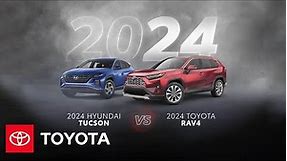 2024 Toyota RAV4 vs 2024 Hyundai Tucson | Toyota