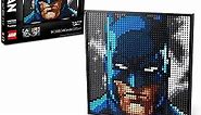 LEGO Art Jim Lee Batman Collection 31205 Building Blocks - Superhero Canvas Wall Decor with Joker, Harley Quinn, or Batman Portraits, DC Comics DIY Poster, Gift Idea for Men, Women, and Adults