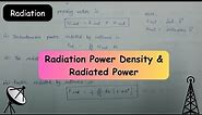Radiation Power Density and Radiated Power | Radiation Parameters of Antenna