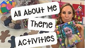 All About Me Activities for Preschool, Pre-K, & Kindergarten