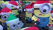MINION INVASION! Huge Minion Christmas Inflatable Display - 2021