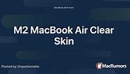 M2 MacBook Air Clear Skin