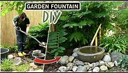 How to make a garden fountain in a day/ DIY japanese water feature