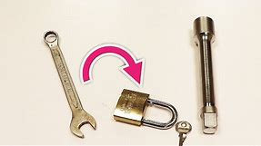 How to unlock padlock without key in 5 seconds