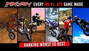 Every MX vs ATV Game + Ranking From Worst to Best