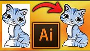 How to Remove White Background Adobe illustrator - Make Part of an Image Transparent in illustrator