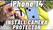 How to Apply Camera Protection in iPhone 14 - Install Tempered Glass for iPhone 14 Camera Lenses