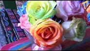 HOW TO: Tie Dye Roses - DIY Rainbow Roses and Flowers