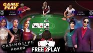 CasinoLife Poker ★ Gameplay ★ PC Steam [ Free to Play ] game 2020 ★ Ultra HD 1080p60FPS