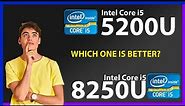 INTEL Core i5 5200U vs INTEL Core i5 8250U Technical Comparison