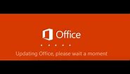 Fix Microsoft Office Stuck on Updating Office Please Wait A Moment Loading Screen