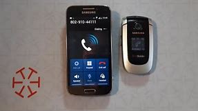 Samsung cell phone from 2005 still works fully in 2023. Samsung incoming call