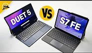 Galaxy Tab S7 FE vs. Chromebook Duet 5 - Which Should You Buy?