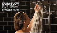 Triton Shower Heads | Dura-Flow Five Spray Patterns