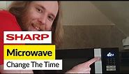 How to Set The Clock on a Sharp Microwave