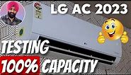 LG 1.5 Ton Inverter AC Review || LG AC 2023 Testing at 100% Mode || LG AC Electricity Consumption