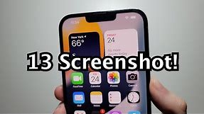 iPhone 13 / 13 Pro / Mini How to Screenshot!