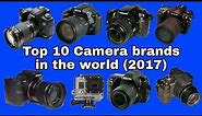 Top 10 camera brands in the world