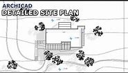 Detailed Site Plan in Archicad - Tutorial
