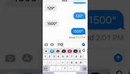 How to Type Degree Symbol in Texts & Messages iPhone