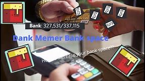 Dank Memer Bank Space (How to increase Bank space in Dank Memer)
