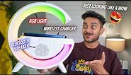 Amazing Wireless Charger with Bluetooth Speaker & RGB Lamp 😍 | G-Shape Unboxing & Review
