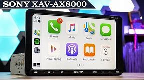 Sony XAV-AX8000 - The FULL REVIEW! 8.95" Single DIN with Apple Carplay and Android Auto